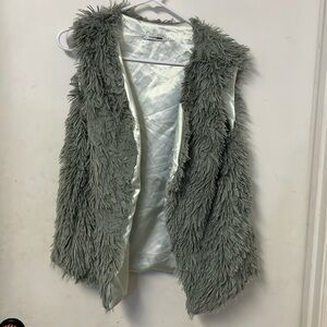 Faux fur vest